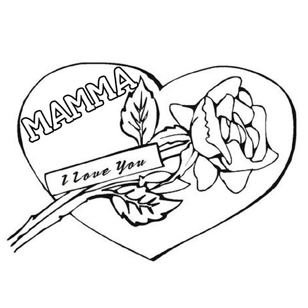 i love you coloring pages flowers - photo #2