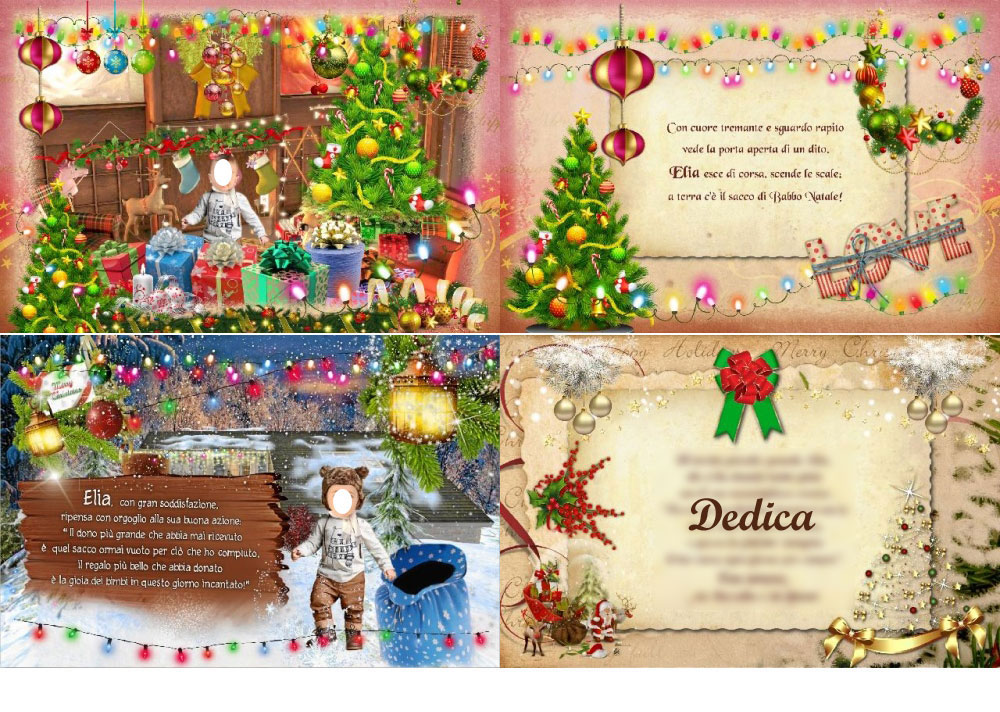 H&H storia di Natale personalizzata Libri Babbo Natale ha bisogno del tuo aiuto/salva il Natale H-o 